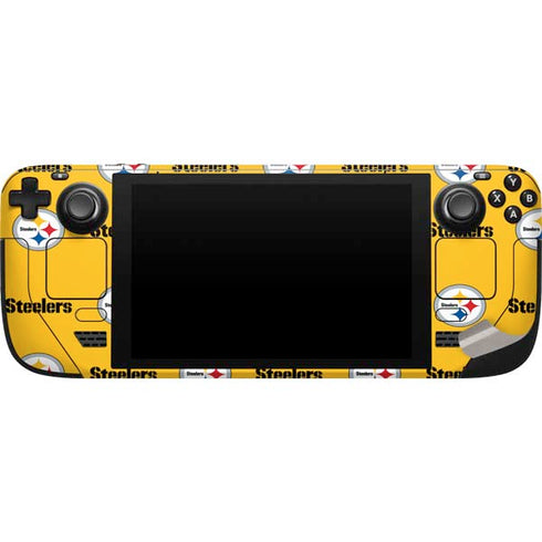 NFL Pittsburgh Steelers Blitz Series Steam Deck Handheld Gaming Computer Skin